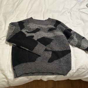 Nordstrom black and grey sweater